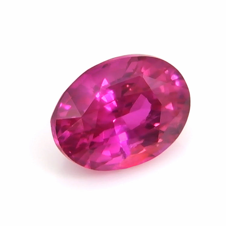 1.29ct Pink Sapphire — GRS certificate