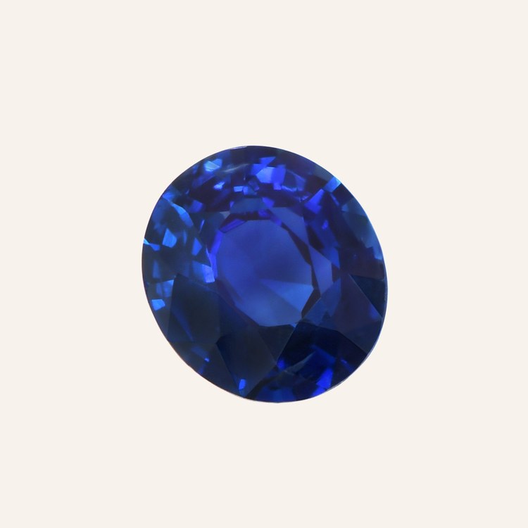 1.09ct West Africa Sapphire — GRS certificate