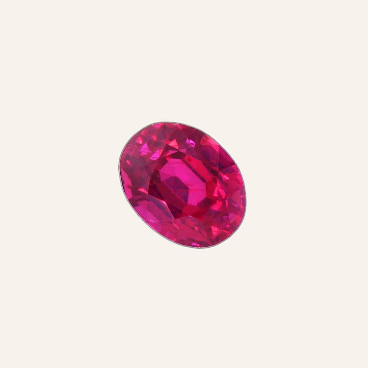 1.13ct Mozambique Ruby — GRS certificate