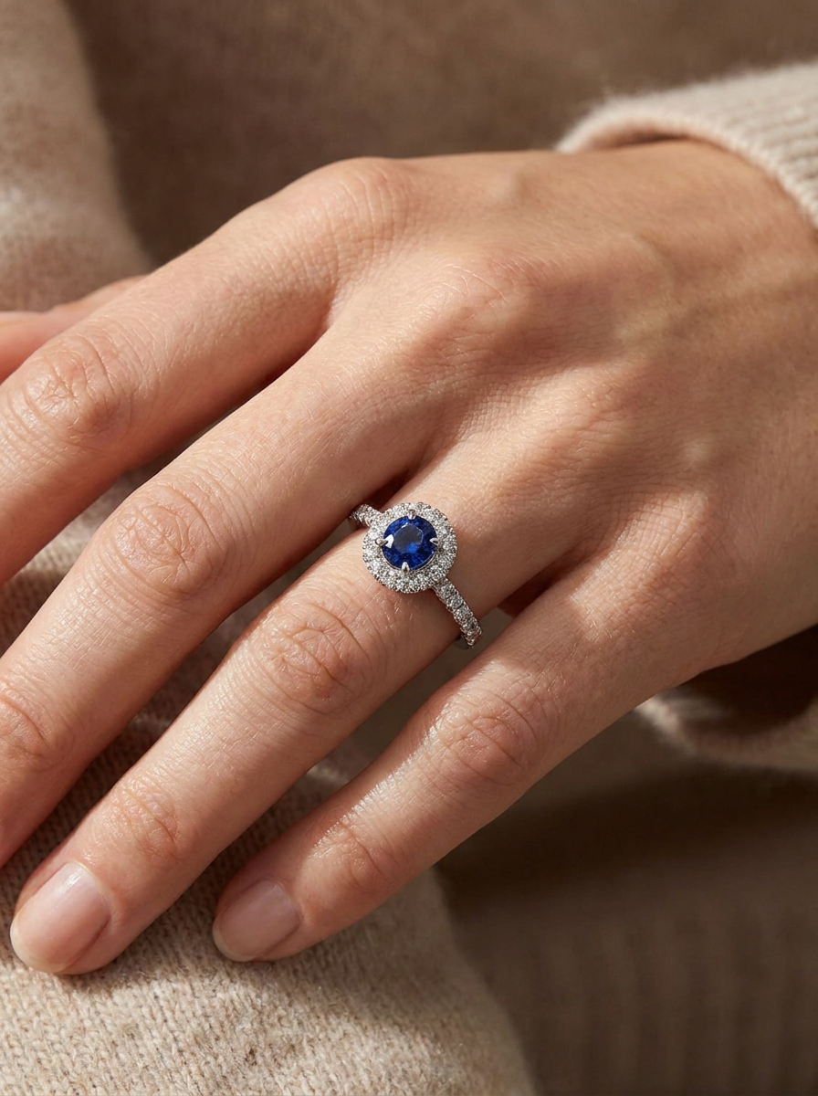 Apollo Spectacular Platinum Ring — detail view