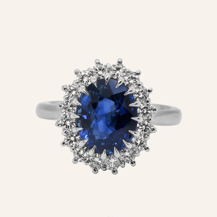 Diana Platinum Ring