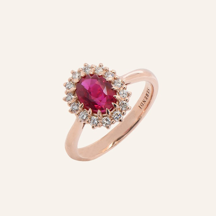Diana Ruby Ring — GRS certificate